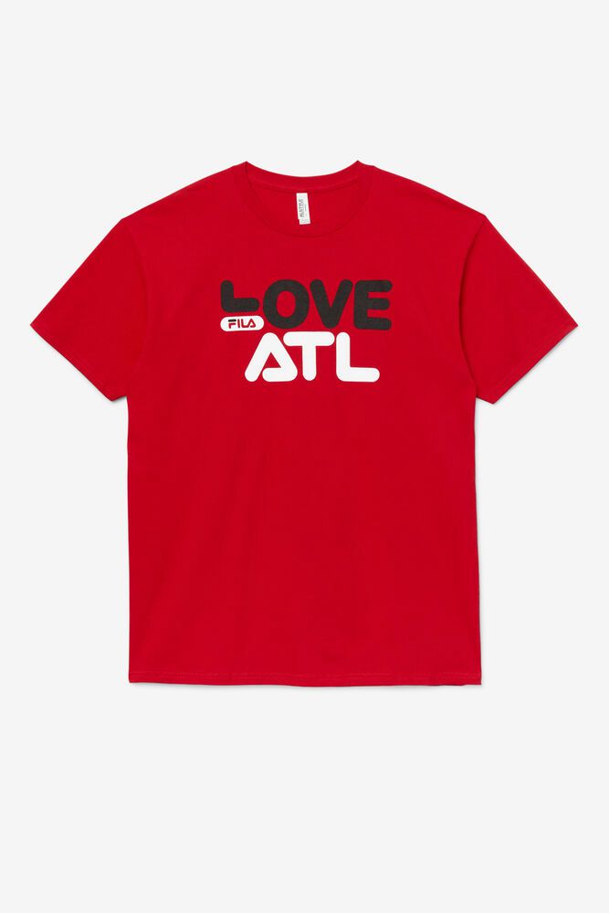 Fila Love Atl T-Shirt Red - Mens - 14095GJXM